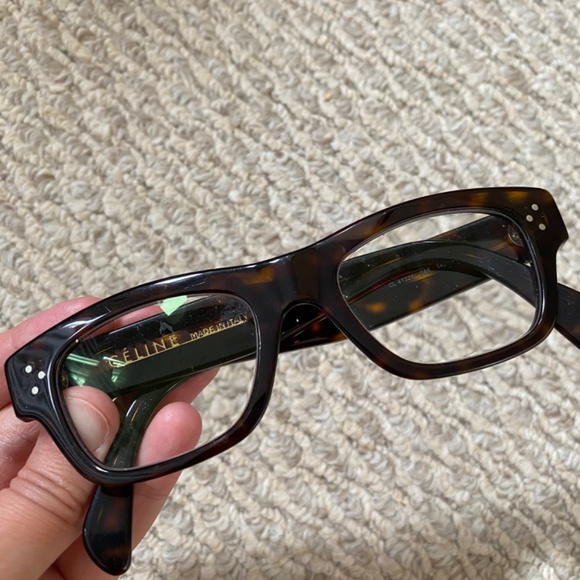CELINE PARIS tortoise shell eyeglasses - Picture 4 of 8